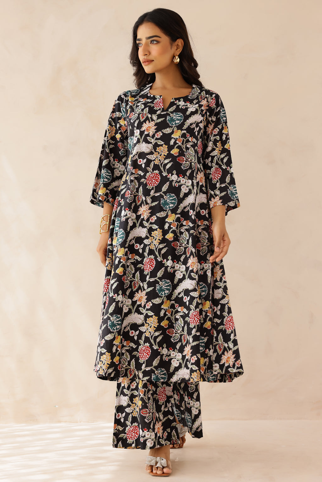 Nia Printed Cotton Kurta Set