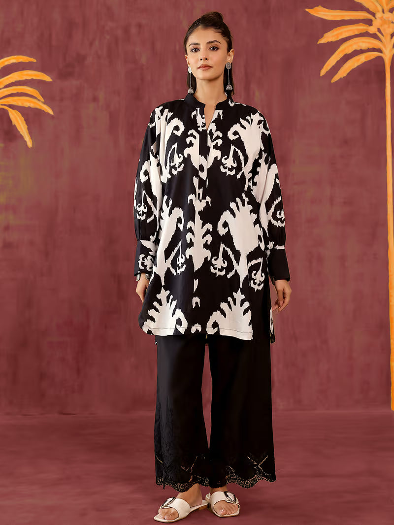 CHASHNI MONOCHROME CO-ORD SET